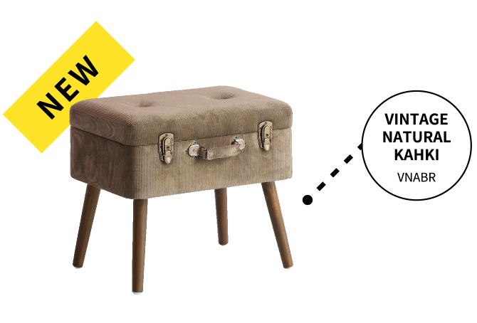 スツール P ⭐︎送料込み⭐︎ トランク型のおしゃれなスツールが登場！座面下収納スツールにもなり