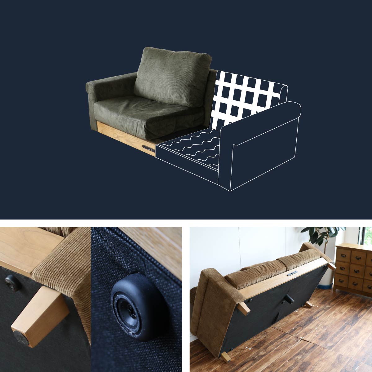 Rasic LP Sofa | カフェ用家具・業務用家具の専門店 kagupot