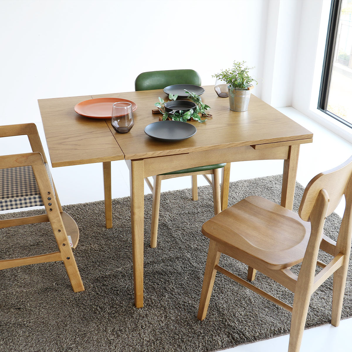 ダイニングテーブル Rasic Extension Dining Table RAT-3682 Rasic Extension Dining Table | カフェ用家具・業務用家具の専門店